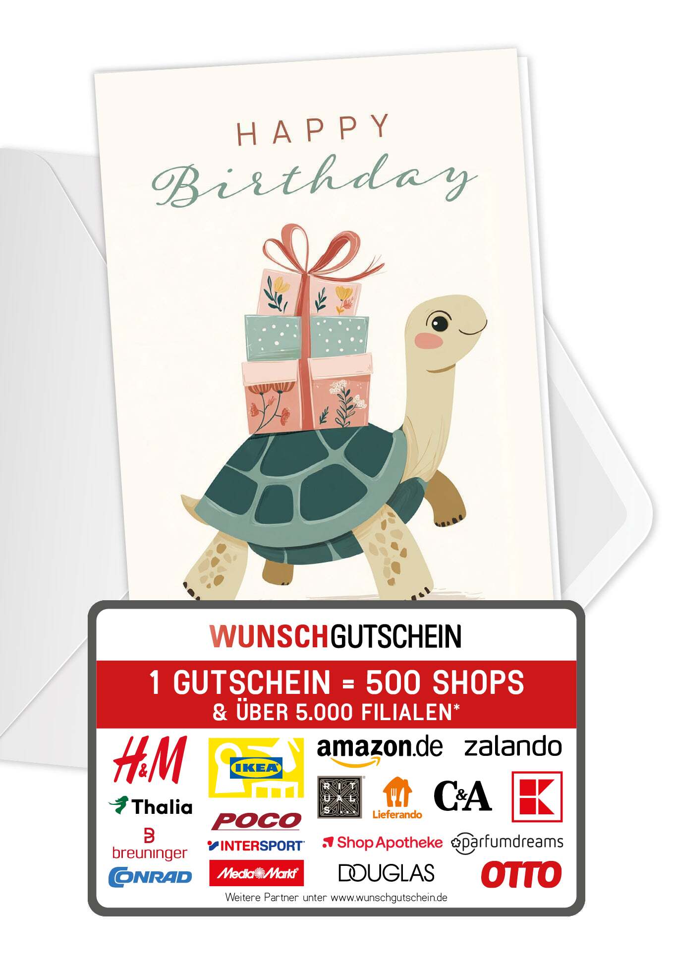 Happy Birthday - Schildkröte PDF