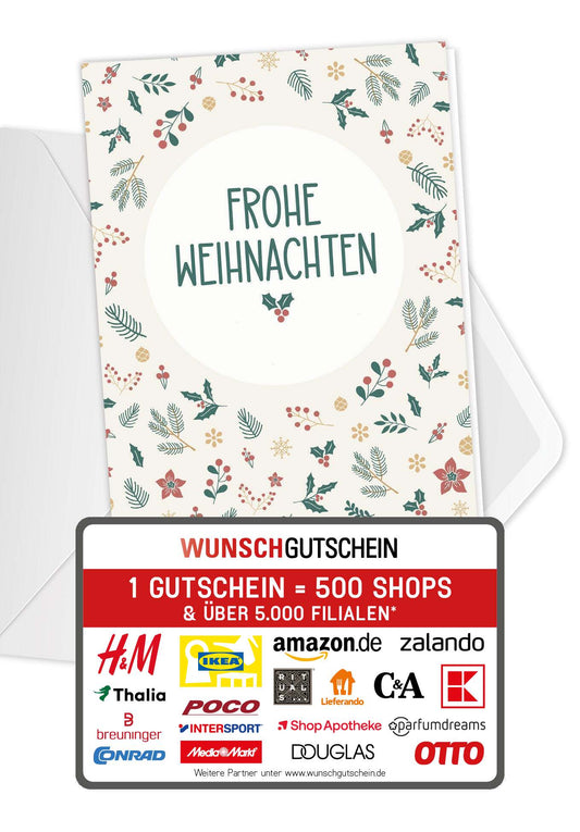 Frohe Weihnachten - Zweige