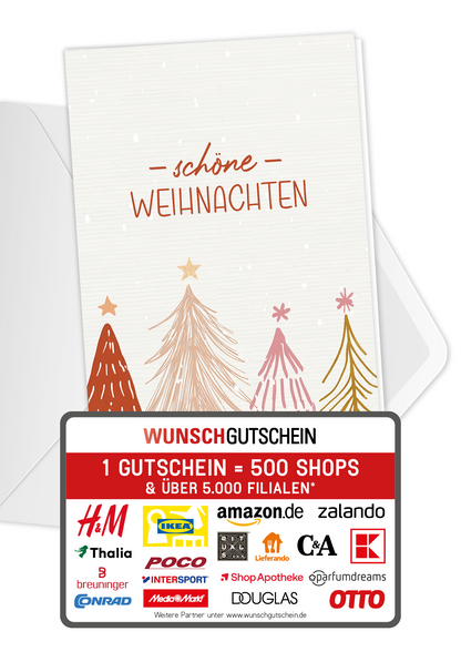 Schöne Weihnachten - Tannenbäume PDF