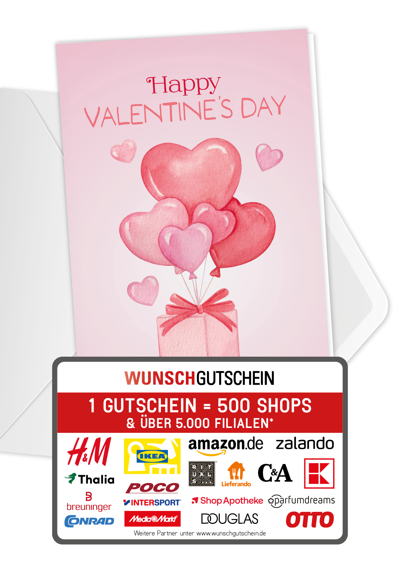 Happy Valentine's Day - Paket Herzen