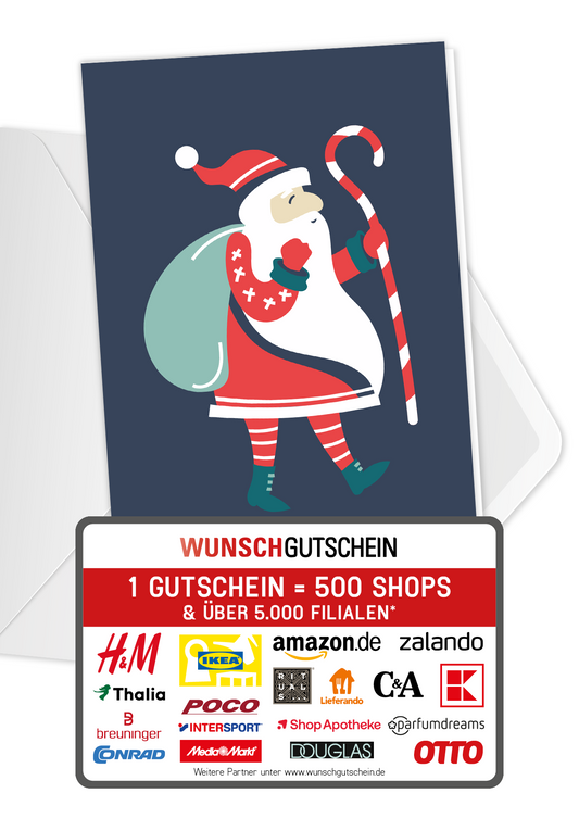 Nikolaus Illustration (Gutscheinwert)
