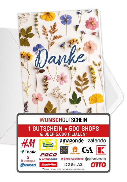 Danke - Trockenblumen Bunt PDF