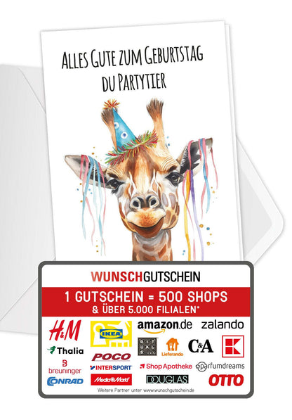 Alles Gute - Giraffe