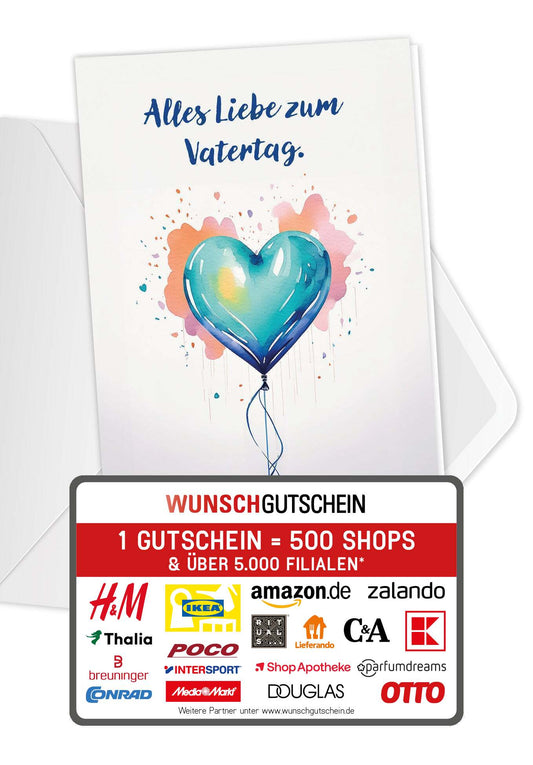 Alles Liebe Vatertag - Herz