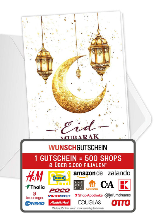 Eid Mubarak - Weiß Gold PDF