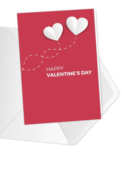 Wunschgutschein Happy Valentine's Day - Herzen – Geschenkgutschein Ansicht 2