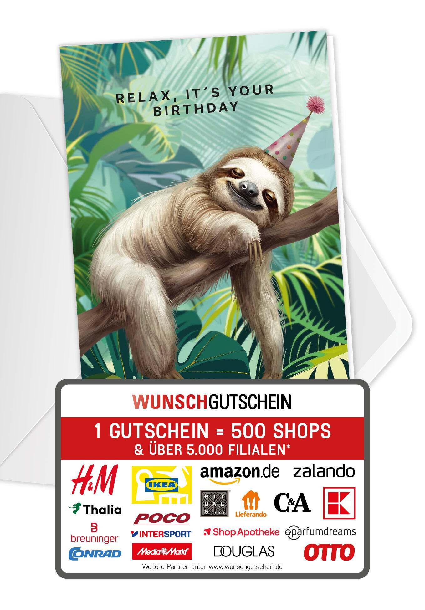 Relax Birthday - Faultier PDF