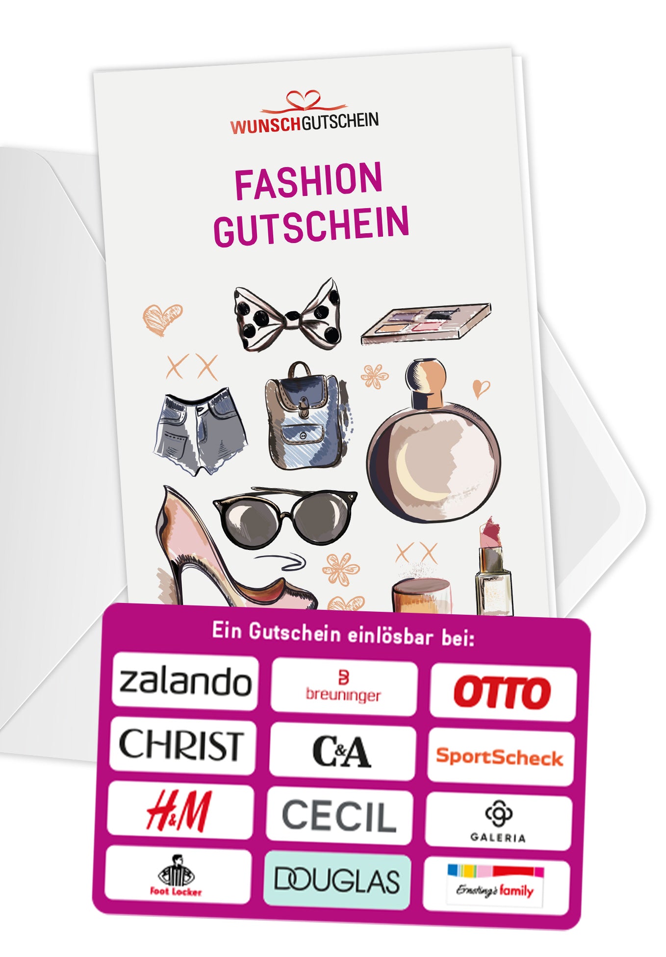 Fashion Gutschein für 12 Top Fashion Brands einlösbar Fashion