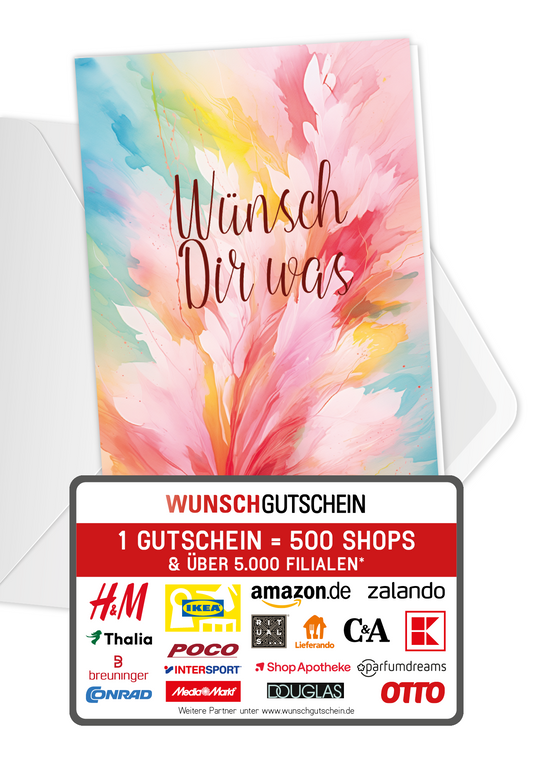 Wünsch dir was - Bunt (Gutscheinwert)
