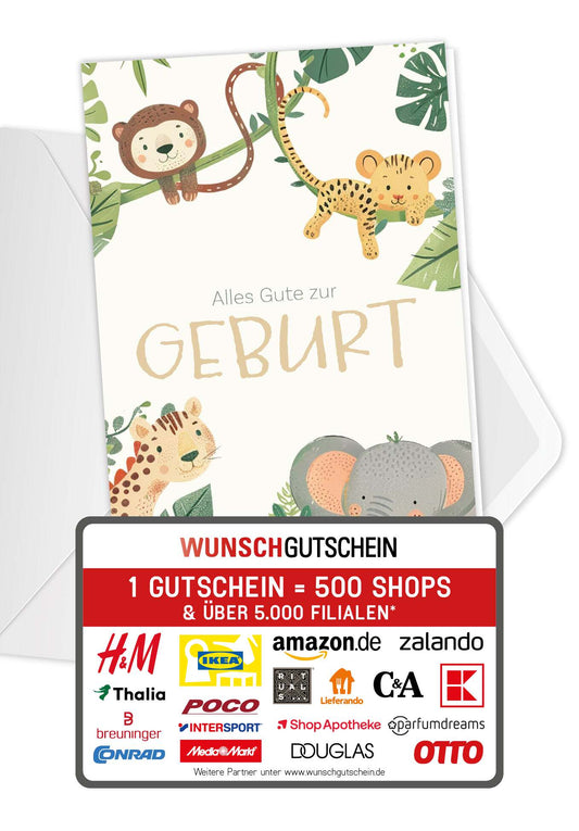 Alle Gute zur Geburt - Tiere