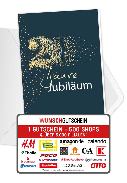 20 Jahre Jubiläum - Blau Gold PDF