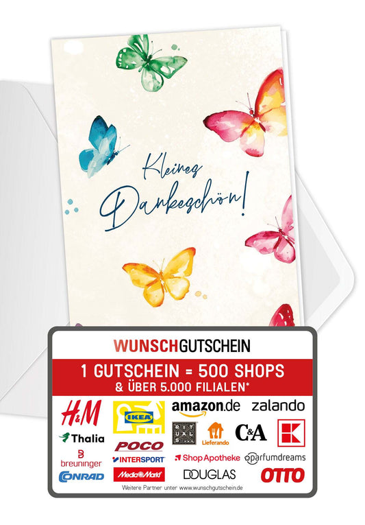 Kleines Dankeschön - Schmetterlinge