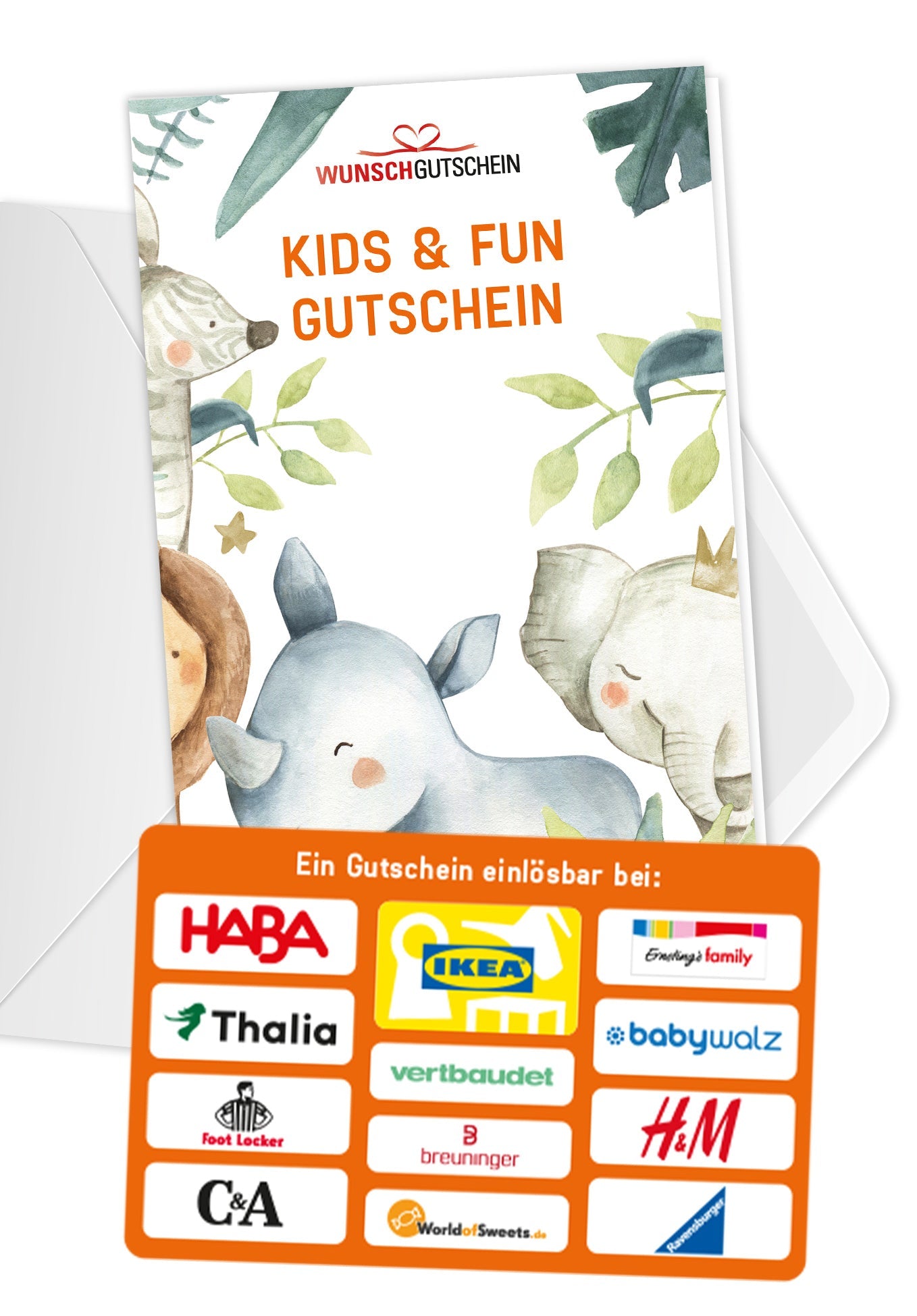 Kids & Fun Gutschein - Einlösbar für Spielwaren, Kindermode und mehr PDF