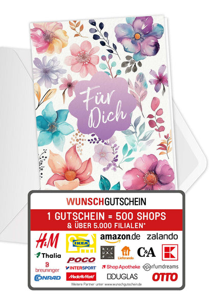 Für Dich - Blumen Aquarell PDF