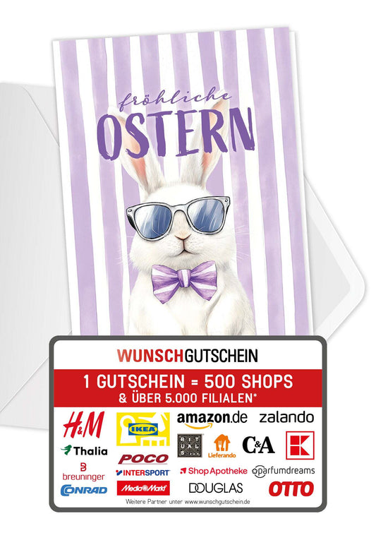 Fröhliche Ostern - Hase Sonnenbrille