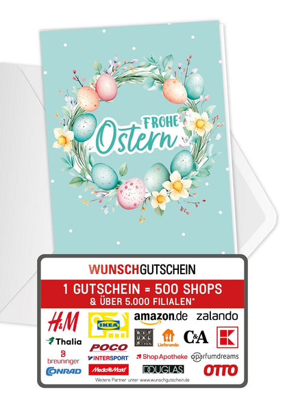 Frohe Ostern - Eierkranz