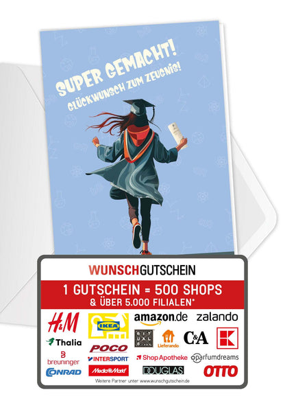 Super gemacht - Schülerin
