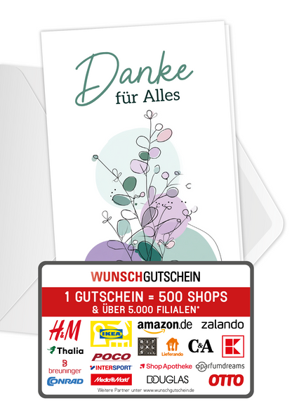 Danke für Alles - Lila Grün