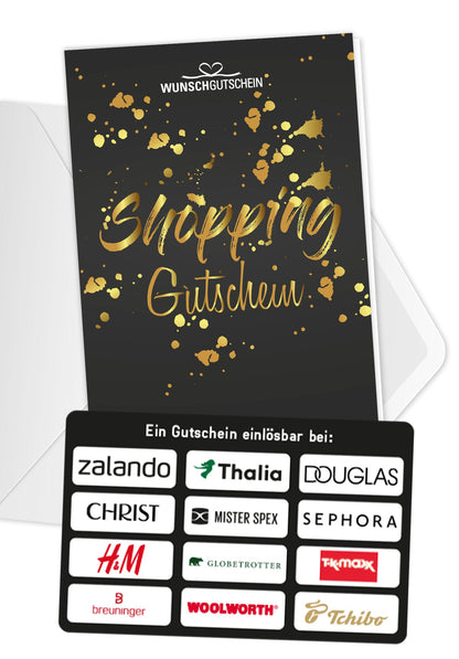 Shopping Gutschein – Einlösbar bei beliebten Top-Marken PDF