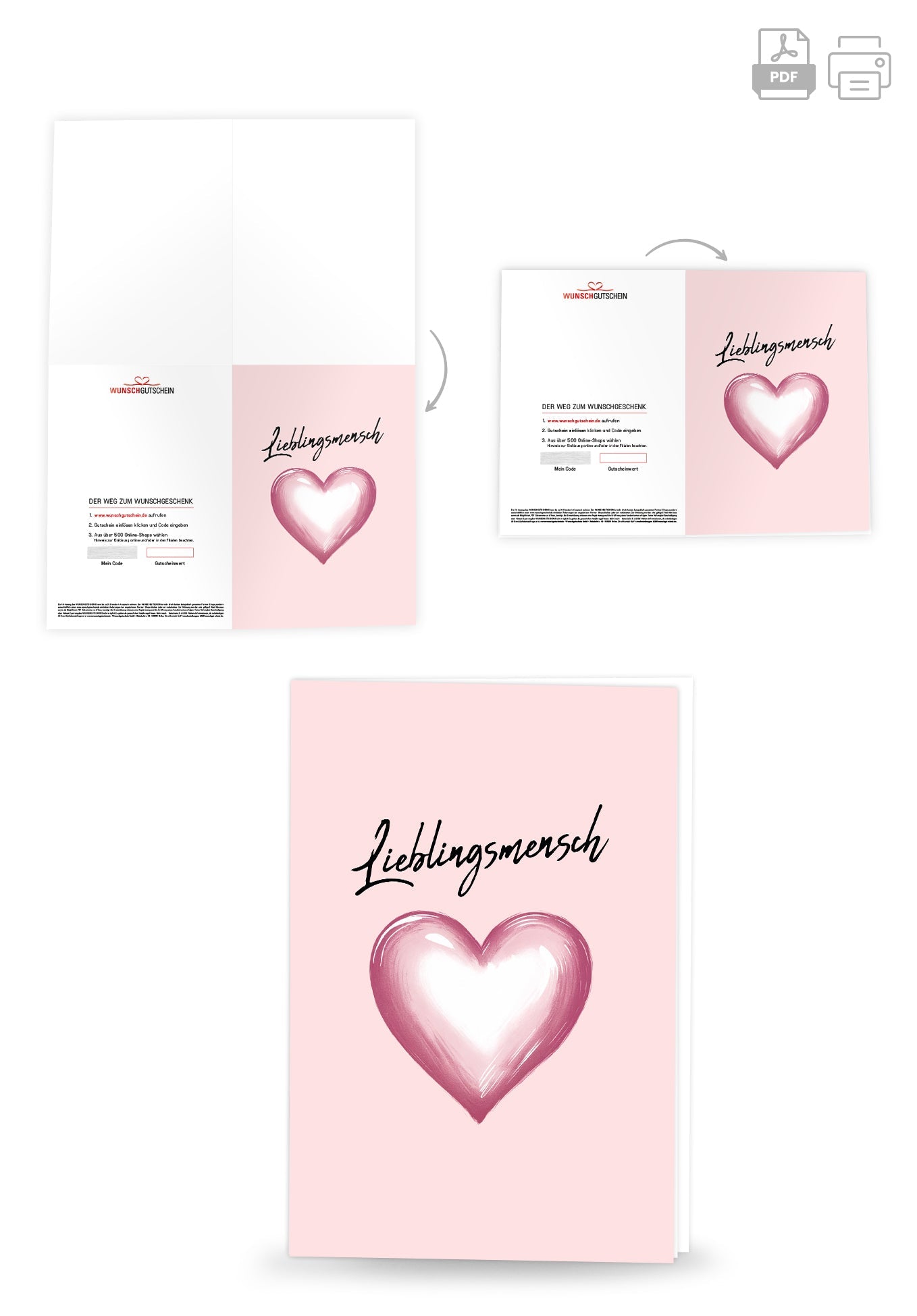 Lieblingsmensch - Rosa Herz PDF