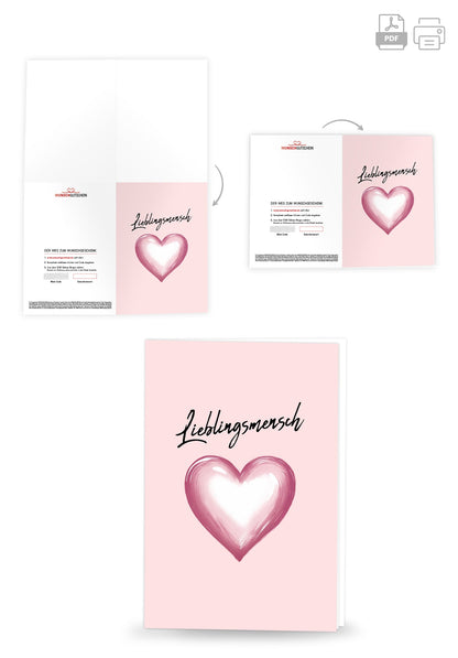 Lieblingsmensch - Rosa Herz PDF