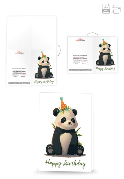Happy Birthday - Panda