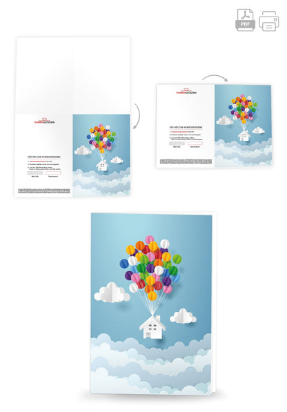Wunschgutschein Haus Ballons – Geschenkgutschein Ansicht 4
