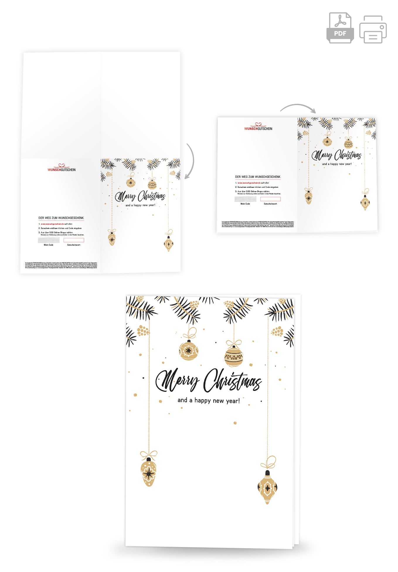 Merry Christmas - Christbaumkugel PDF