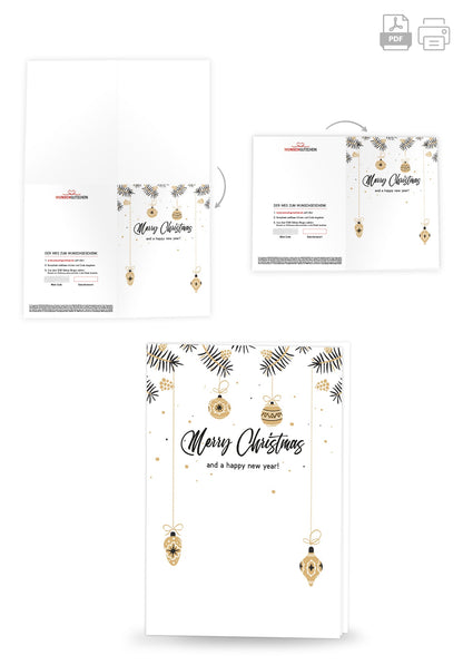 Merry Christmas - Christbaumkugel PDF