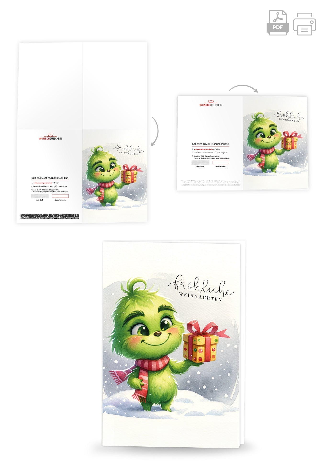 Fröhliche Weihnachten - Grinch PDF