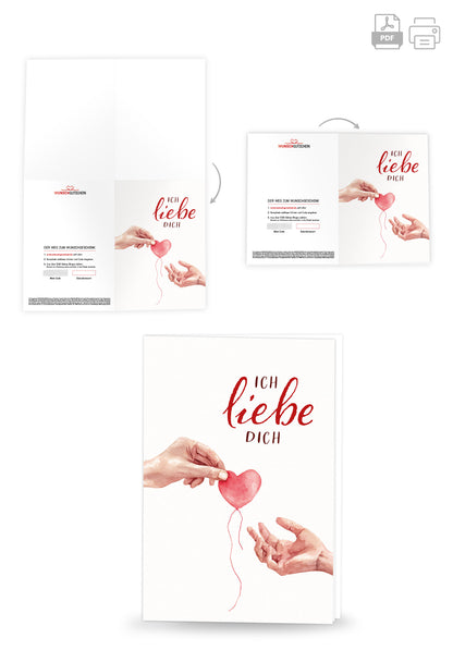 Ich liebe dich - Hände Herz