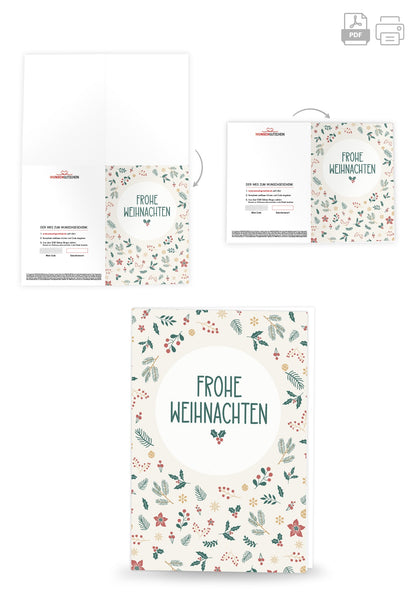 Frohe Weihnachten - Zweige PDF