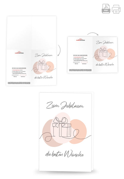 Zum Jubiläum - Geschenk PDF