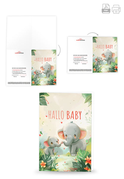 Hallo Baby - Elefanten