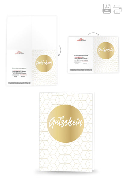 Gutschein - Gold PDF