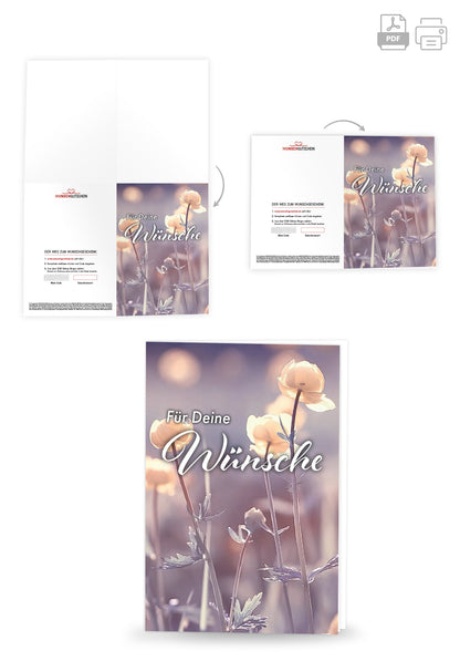 Für deine Wünsche - Blumen PDF