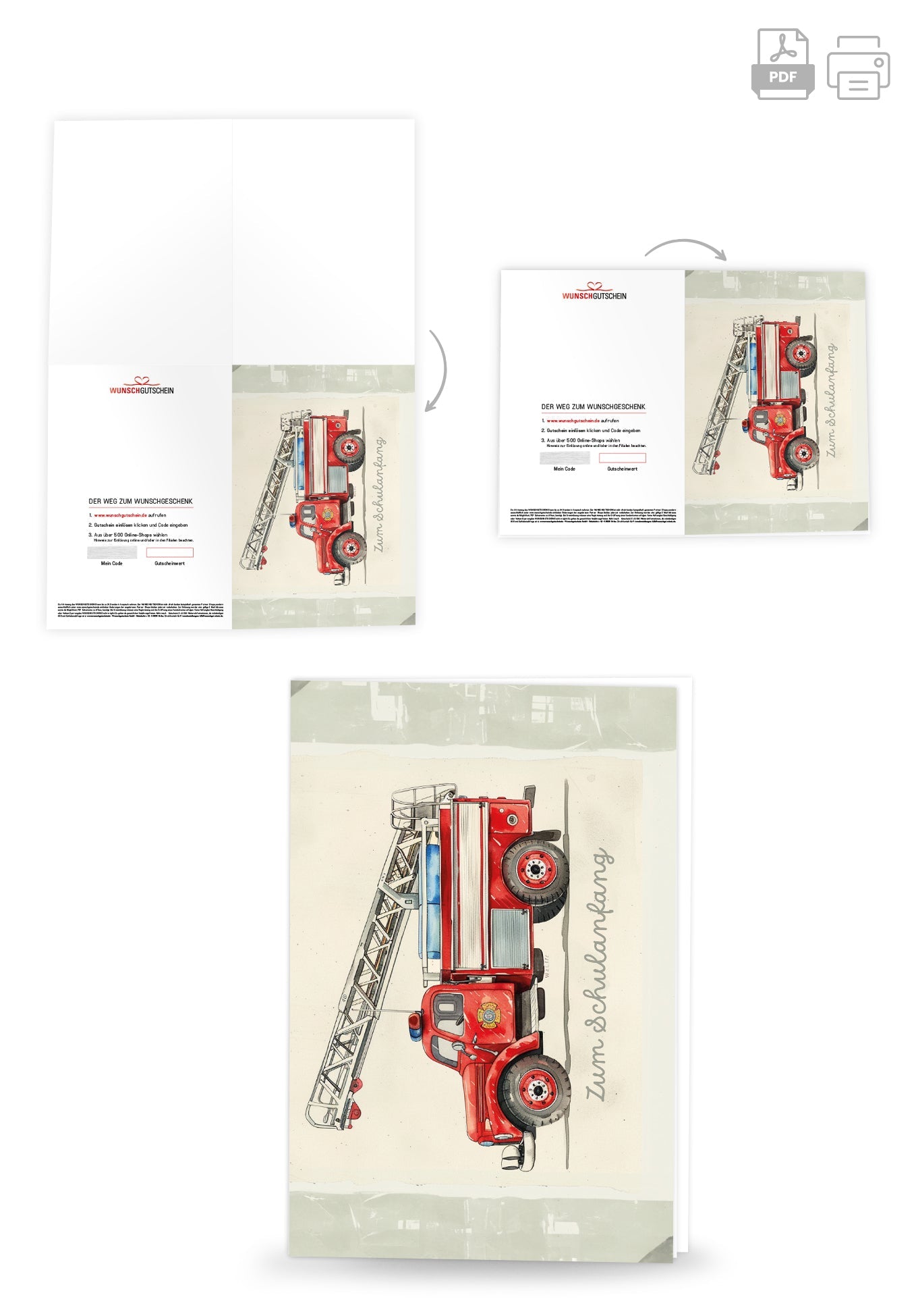 Zum Schulanfang - Feuerwehr PDF