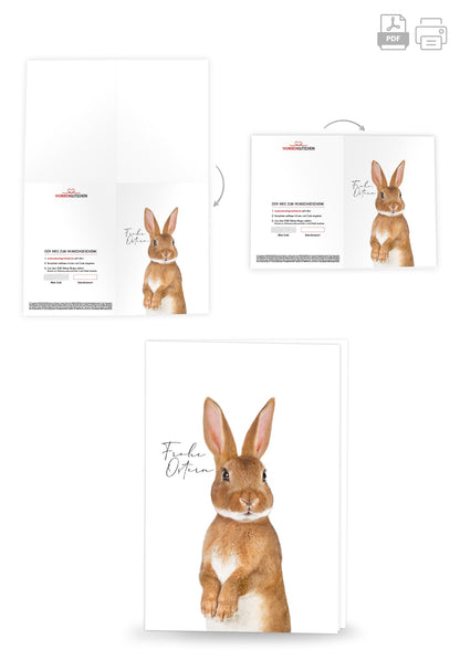 Frohe Ostern - Osterhase PDF