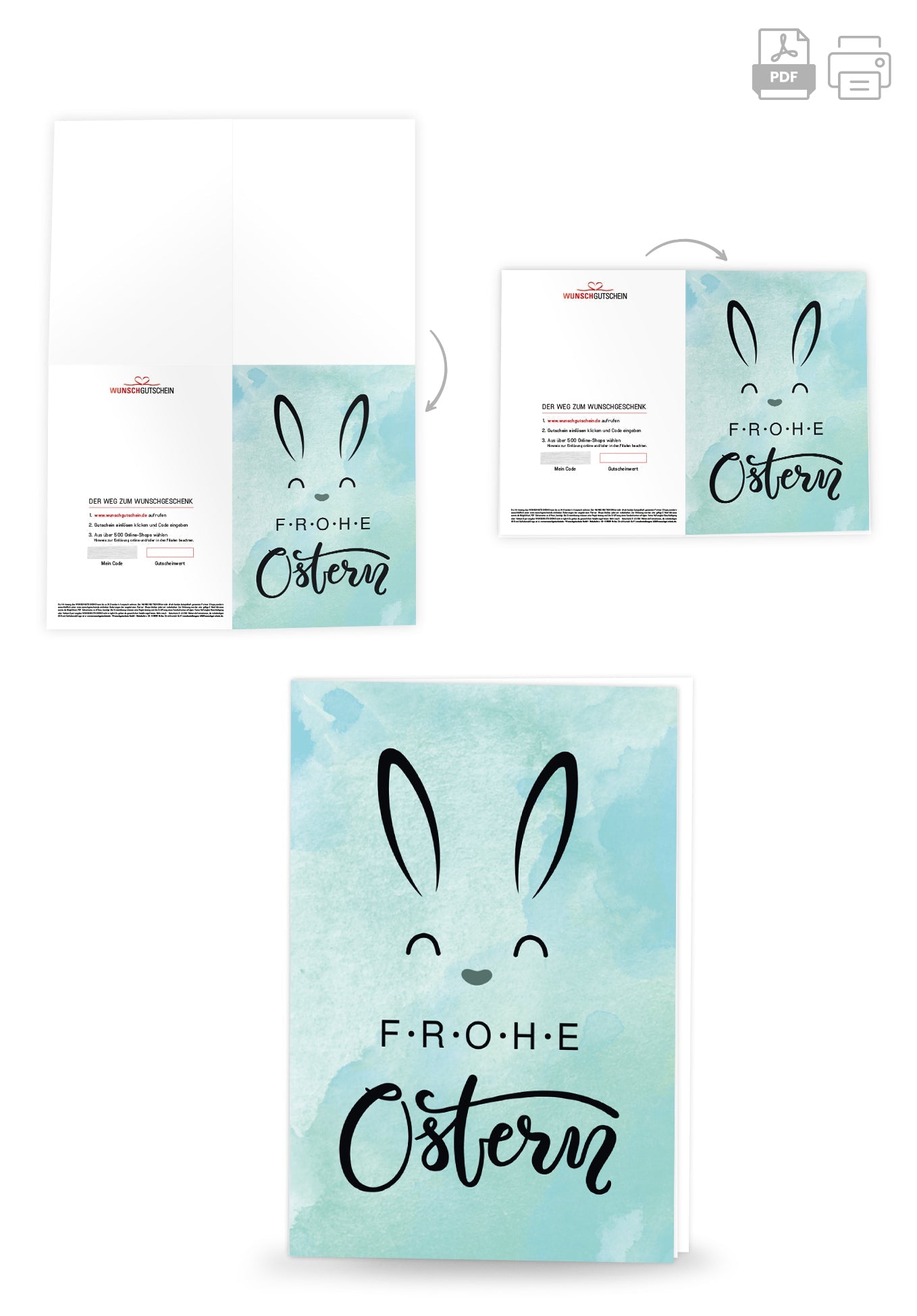 Frohe Ostern - Hasenohren PDF