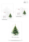 Frohe Weihnachen - Tannenbaum Sterne