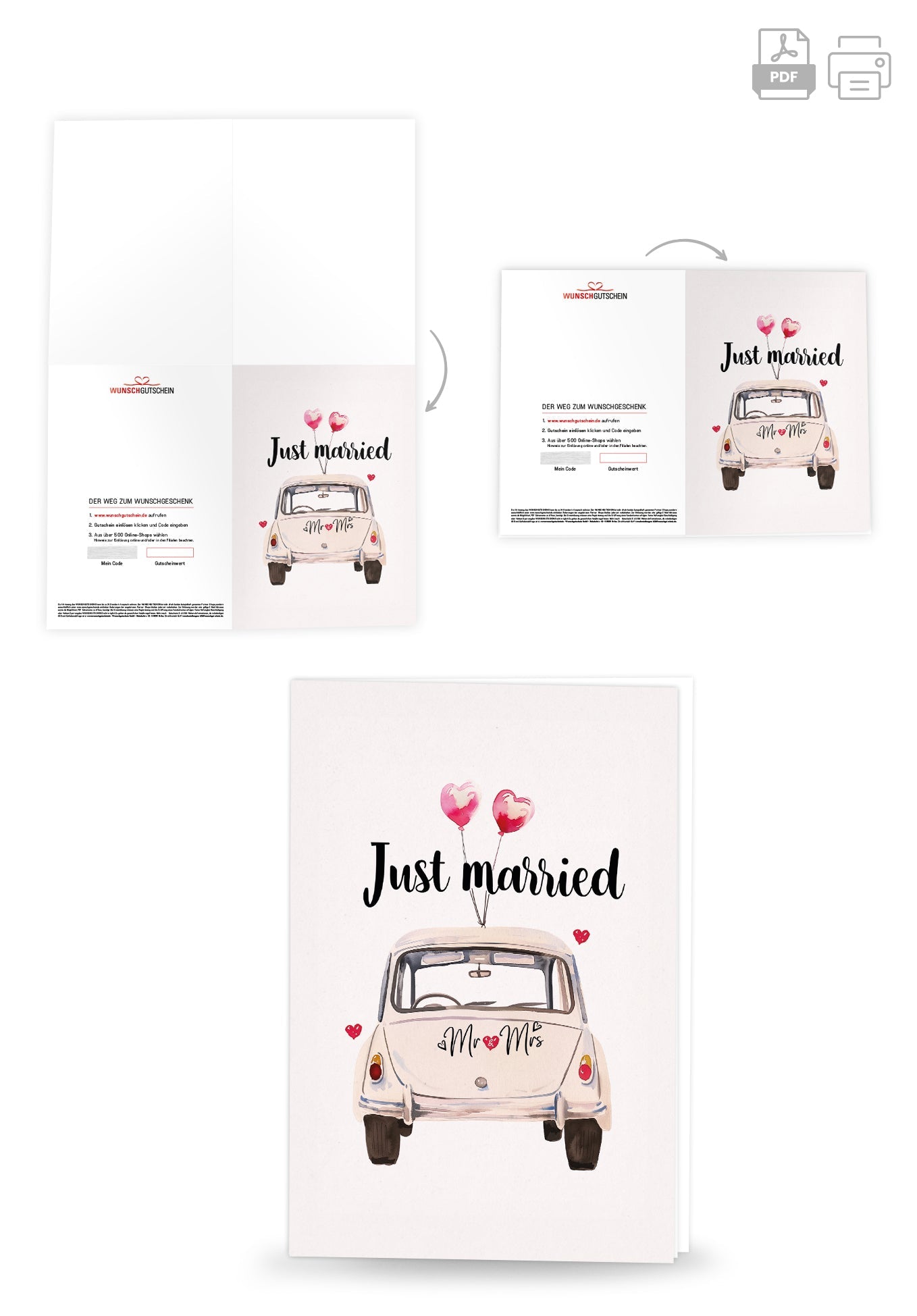 Just Married - Auto Weiß PDF