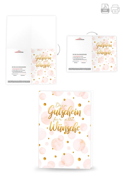 Für alle Wünsche - Rosa Punkte PDF