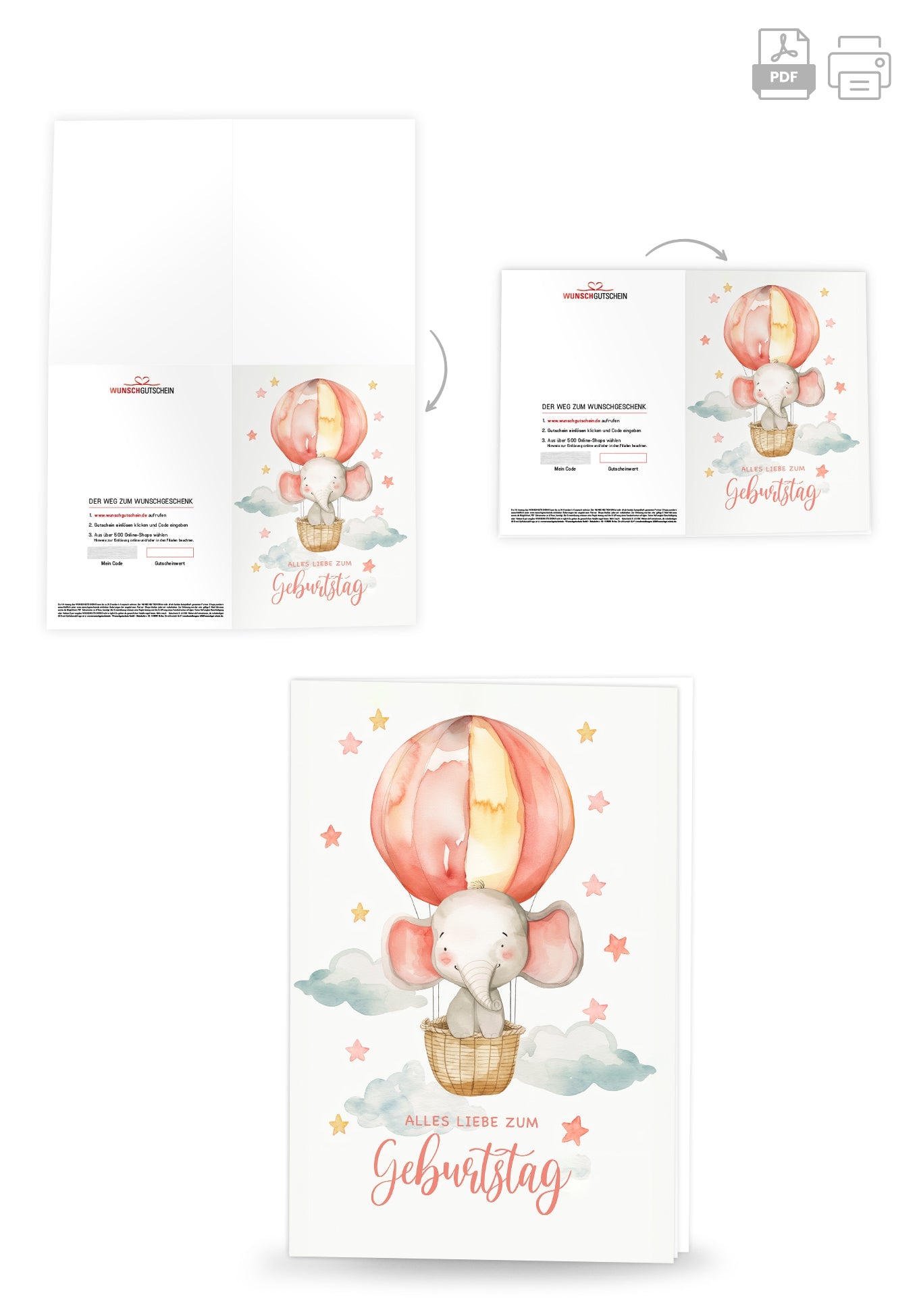 Alles Liebe - Elefant PDF