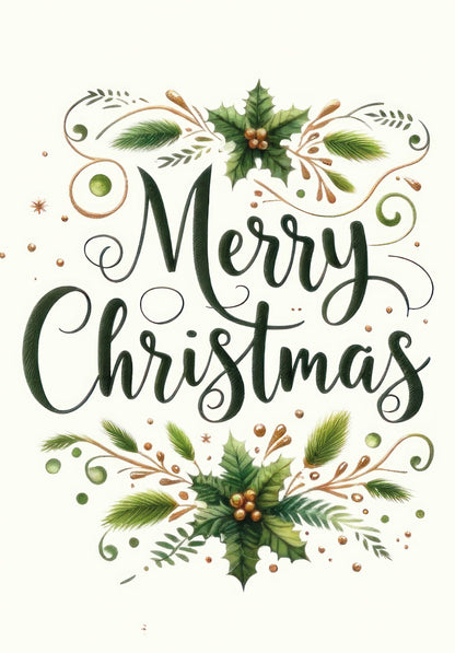 Merry Christmas - Zweige PDF