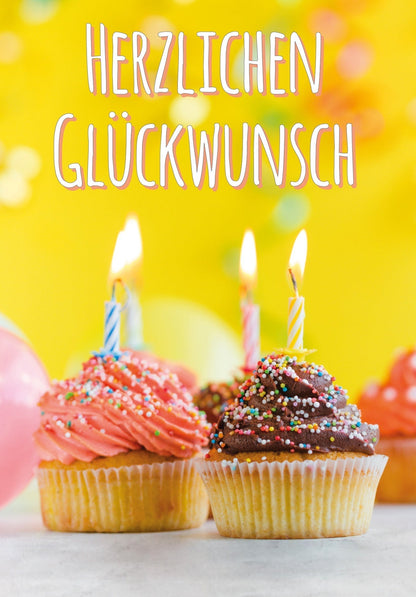 Wunschgutschein Herzlichen Glückwunsch - Muffins – Geschenkgutschein Ansicht 2