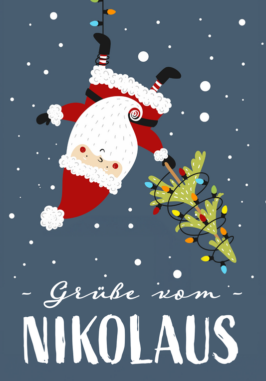 Grüße vom Nikolaus - Nikolaus Tanne (Gutschweinwert)