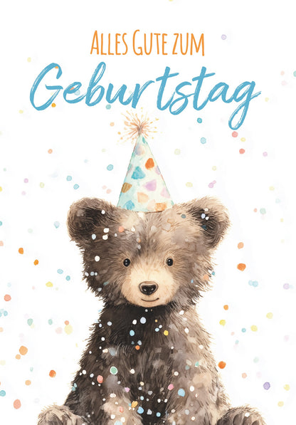 Alles Gute zum Geburtstag - Bär PDF