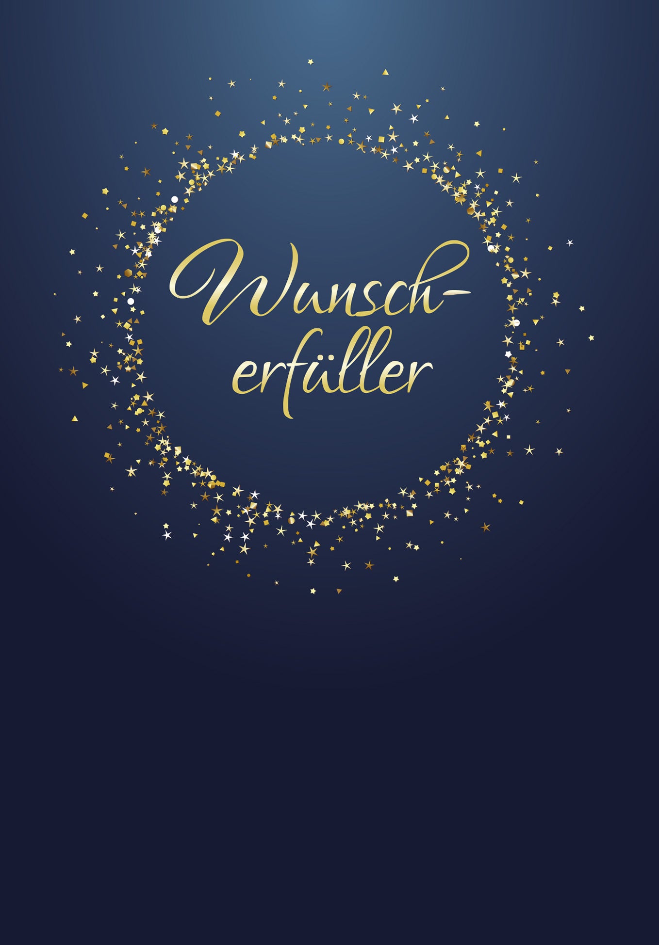 Wunscherfüller - Gold Blau (Gutscheinwert)
