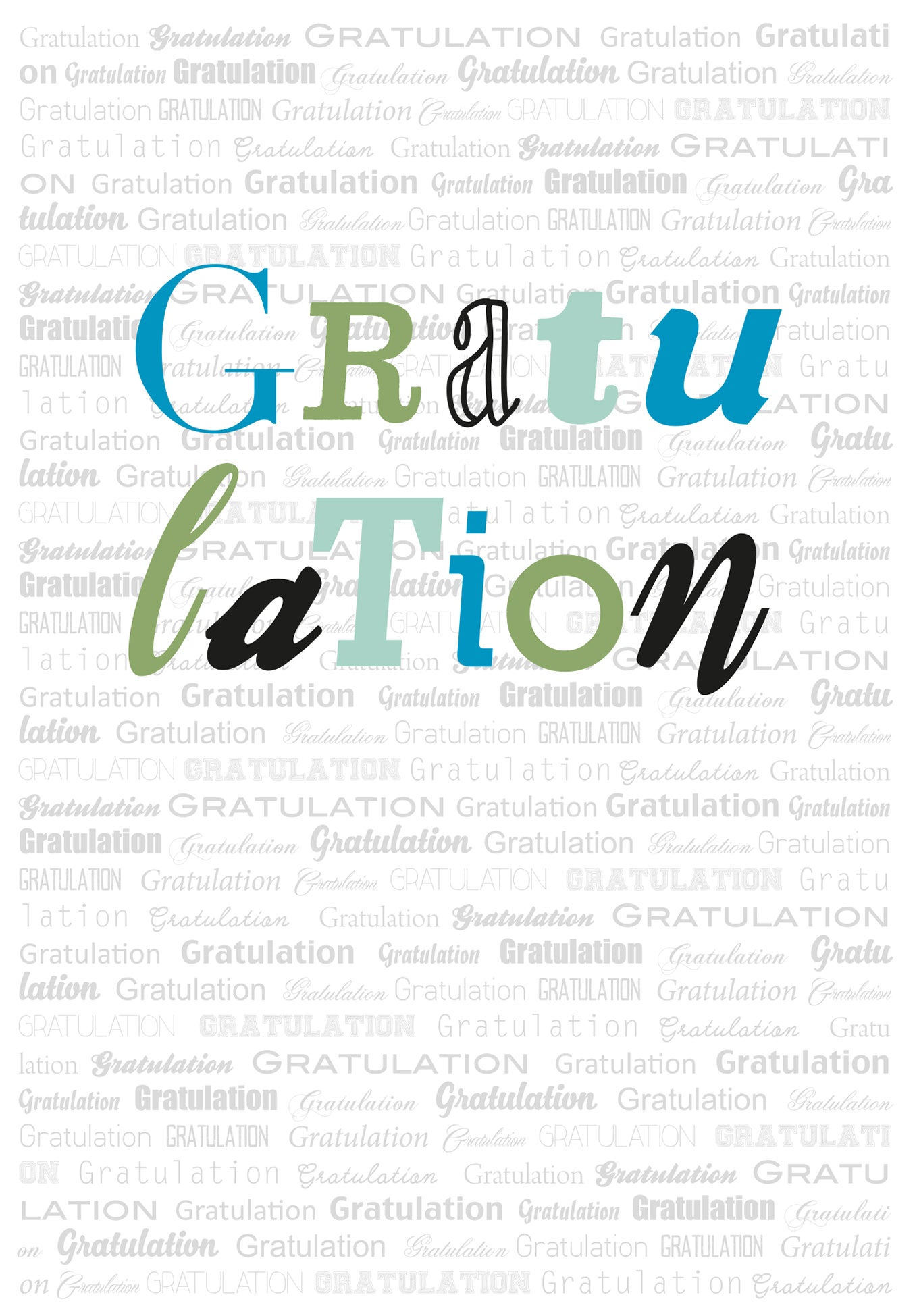 Gratulation - Grau PDF