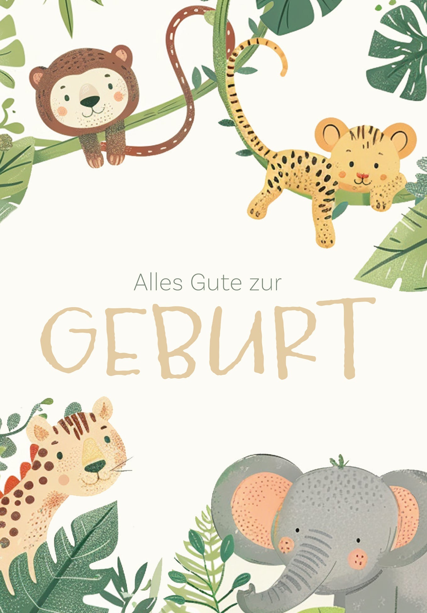 Alle Gute zur Geburt - Tiere PDF